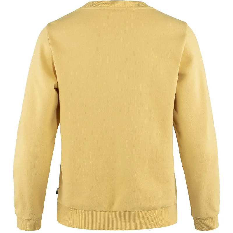 Fjällräven Womens Logo Sweater Mais Yellow-1
